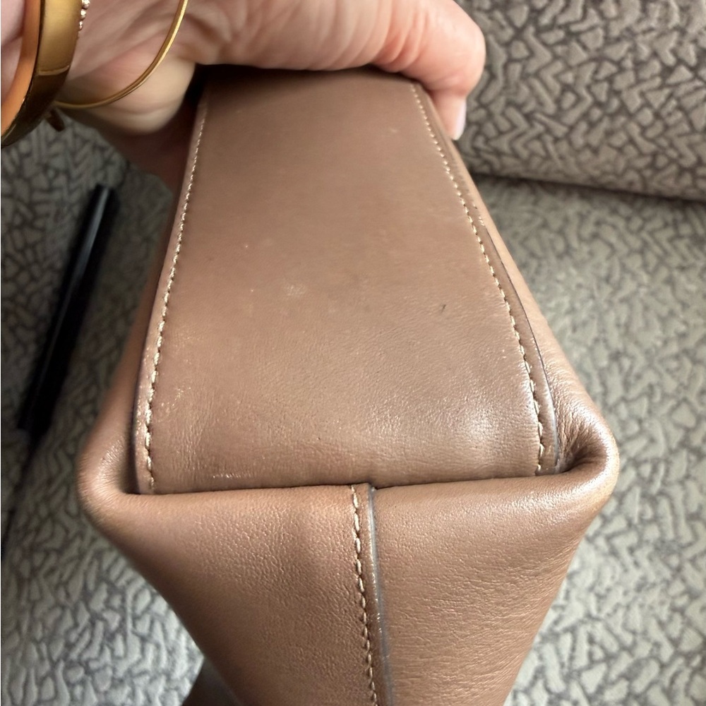 Coach  Brooklyn 28 Leather Bag - Stone - Picture 6 of 10